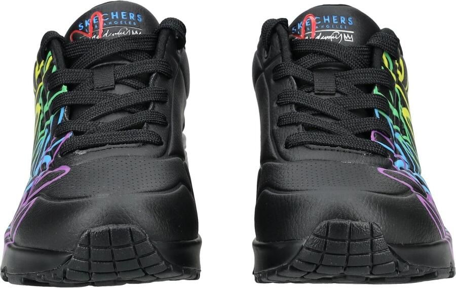 SKECHERS Sneakers laag royal blue koningsblauw geel lila zwart - Foto 4