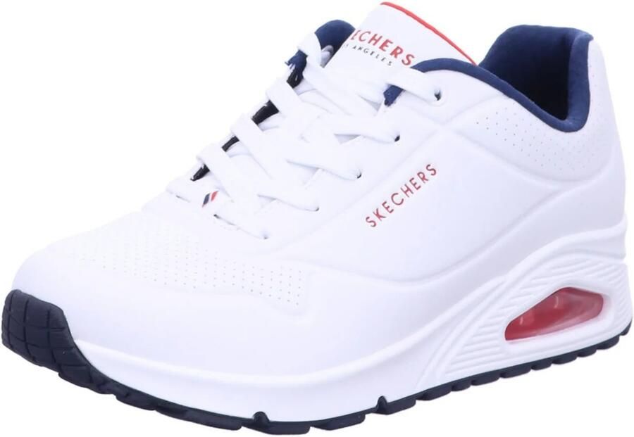 Skechers Sneakers met sleehak Uno Stand on Air Vrijetijdsschoen lage schoen veterschoen met fijne perforatie - Foto 6