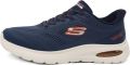 SKECHERS Sneakers laag 'SKECH-AIR SUMMITS' navy oranje wit - Navy/Oranje/Wit