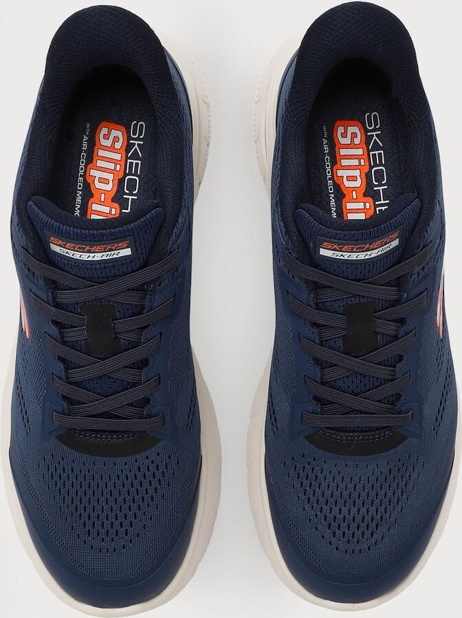 SKECHERS Sneakers laag 'SKECH-AIR SUMMITS' navy oranje wit - Foto 2