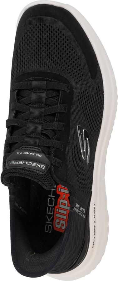 Skechers Instapper Hands-Free Slip-Ins Bounder 2.0 Emerged 232459 BKW Zwart Machine Washable - Foto 4
