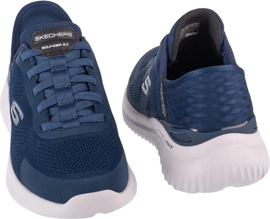 Skechers Slip-Ins: Skech-Lite Pro Primebase 232466-NVYL Mannen Marineblauw Sneakers - Foto 8