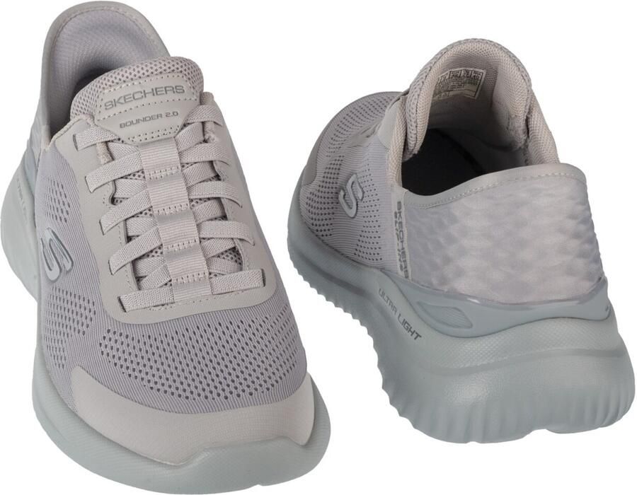 Skechers Slip-Ins: Bounder 2.0 Emerged 232459-GRY Mannen Grijs Sneakers - Foto 3