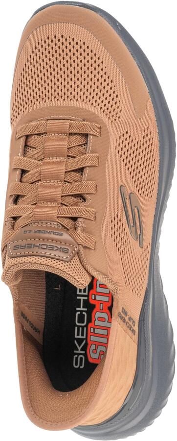 Skechers Lage Sneakers Slip-ins Bounder 2.0. Emerged 232459-BRBK Brown Black - Foto 4