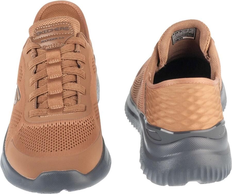 Skechers Lage Sneakers Slip-ins Bounder 2.0. Emerged 232459-BRBK Brown Black - Foto 3