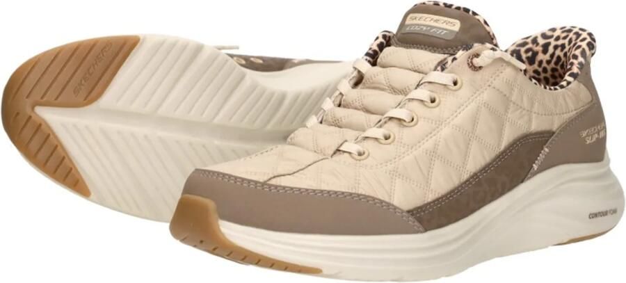 Skechers CONTOUR FOAM-LEOPARD DREAM Dames Instappers Multi Bruin - Foto 7
