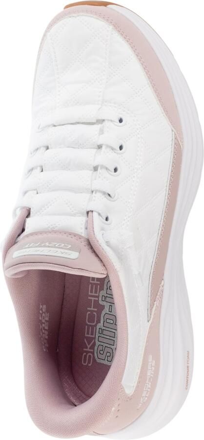 Skechers Slip-ins: Counter Foam dames sneakers roze wit Extra comfort Memory Foam - Foto 3