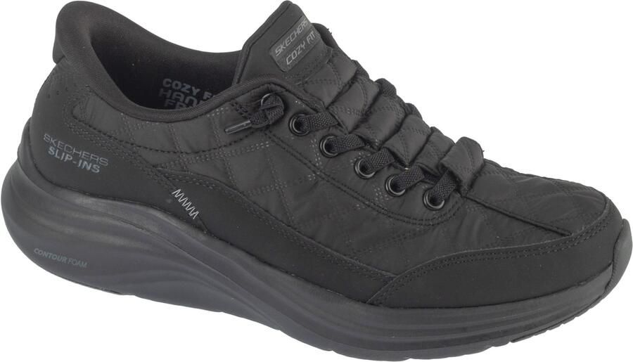Skechers Dames Slip-ins Sneaker Contour Foam Cozy Fit 150404 BBK Black