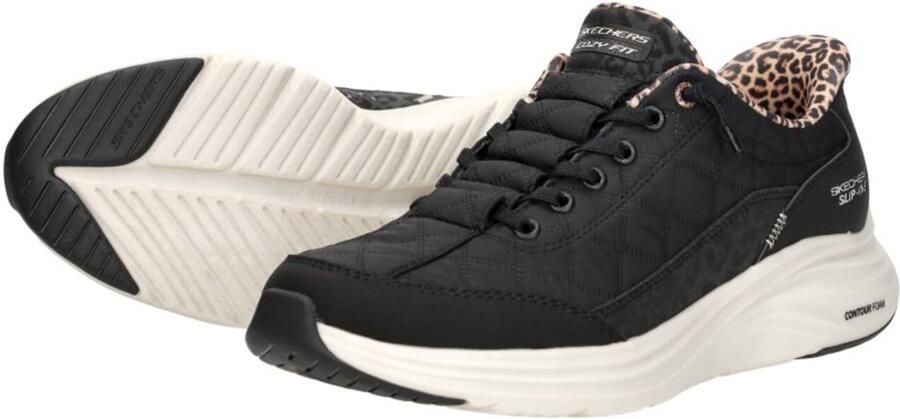 Skechers Hands Free Slip-ins Contour Foam Cozy Fit Leopard Dream lage sneakers - Foto 6