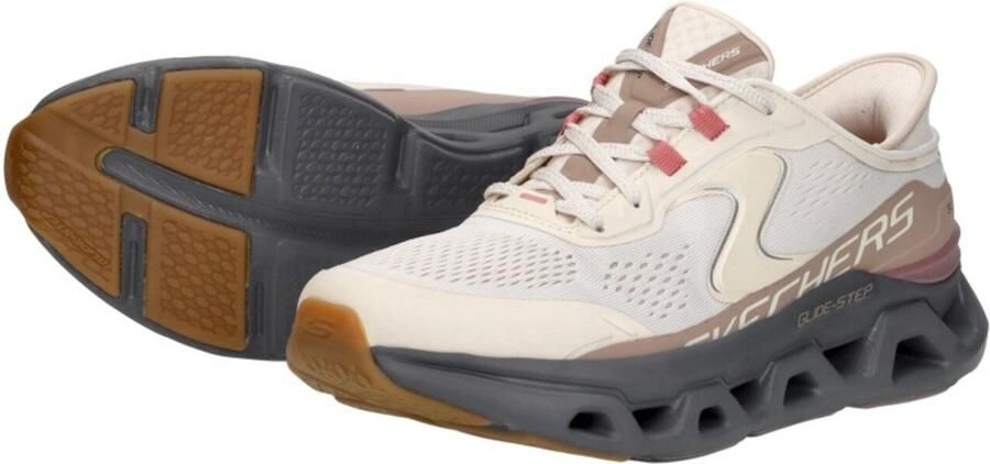 Skechers Instapper Hands-Free Slip-Ins Glide Step Alt NTGY Wit Grijs Machine Washable - Foto 14