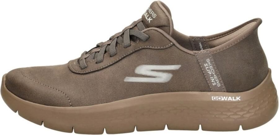 SKECHERS Slip-on 'Slipper Damen 124837 BRN Kunststoff (Synthetik) in braun' bruin - Foto 9