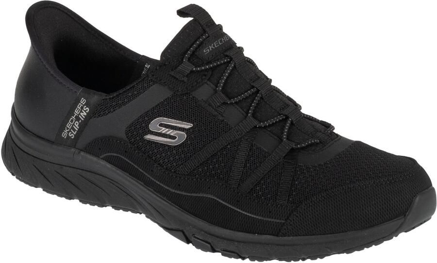 Skechers Slip-ins: Gratis Sport Leisurely Vrouwen Zwart Sneakers Sportschoenen