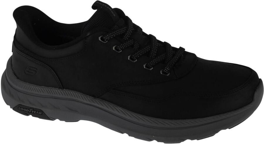 Skechers Pollard Brax Slip Sneakers Ins Heren Instapper 205338 BLK Zwart