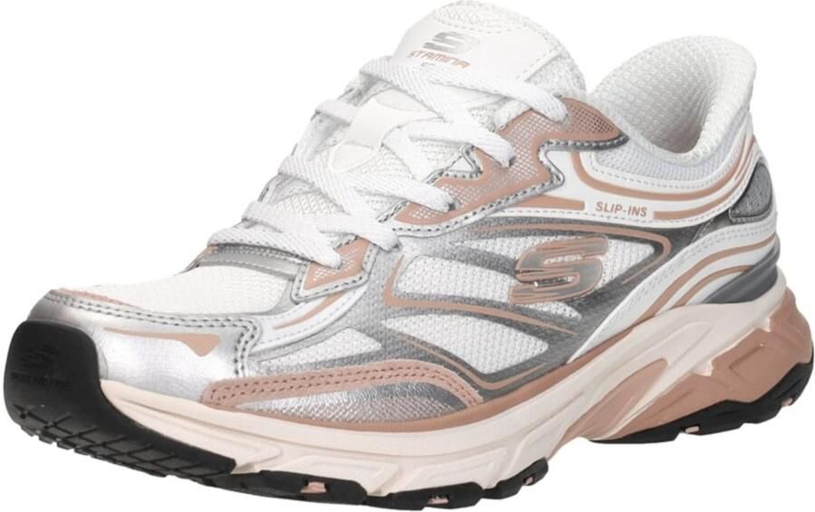Skechers Hands Free Slip-Ins Stamina Sport dames sneaker Zilver - Foto 3