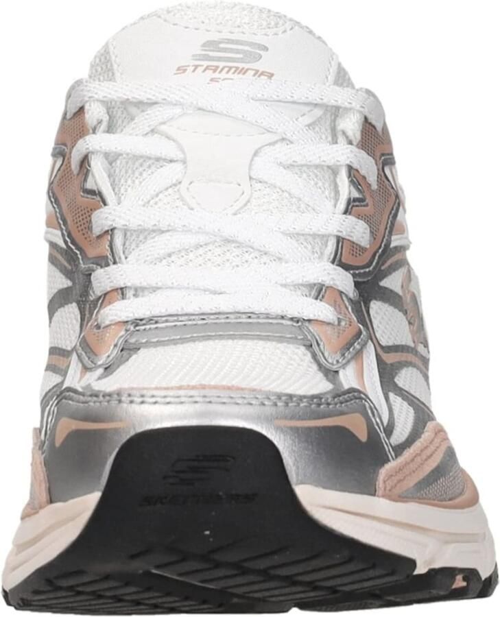 Skechers Hands Free Slip-Ins Stamina Sport dames sneaker Zilver - Foto 4