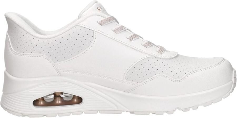 Skechers Instapper Hands-Free Slip-Ins Uno Banksia Luxe 177118 WHT White - Foto 8