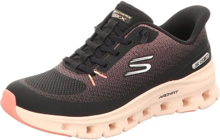 SKECHERS Sneakers laag 'Slipper Damen 150730 BKCL Kunststoff (Synthetik) in schwarz' zwart - Foto 5
