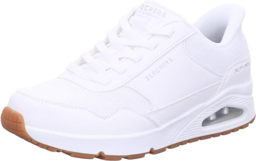 SKECHERS Sneakers laag 'Slipper Herren 183022 WHT Echtleder in weiß' wit - Foto 2