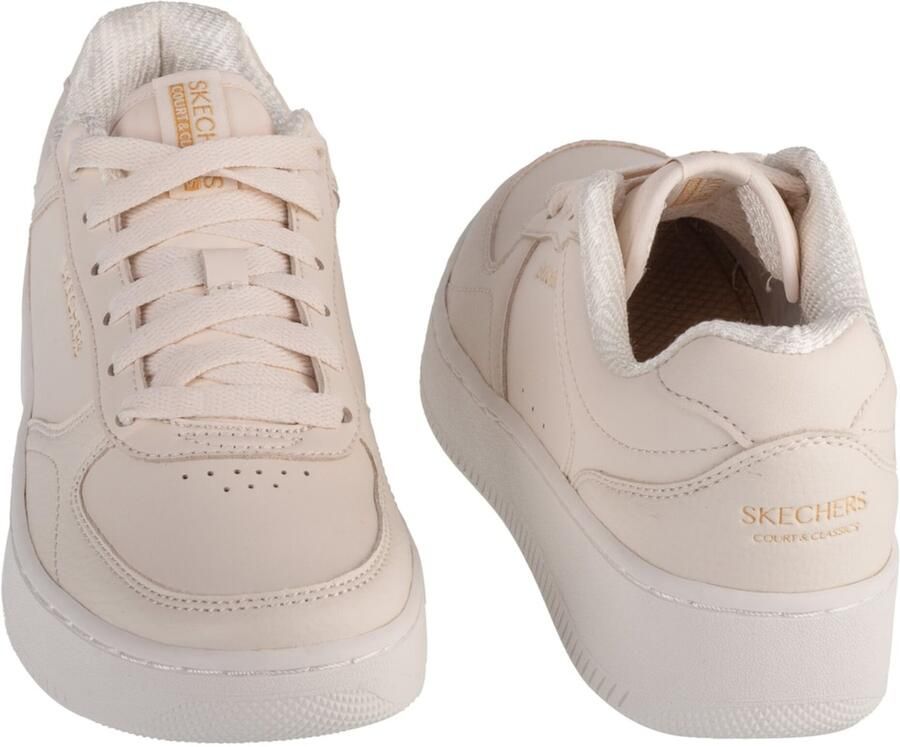Skechers Sport Court 2.0 Core Essential 185160-OFWT Vrouwen Beige Sneakers - Foto 5