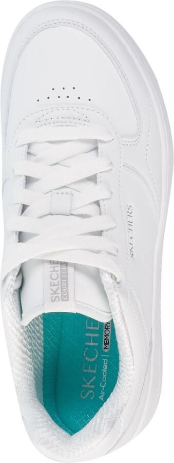 Skechers Sport Court 2.0 dames sneakers wit Extra comfort Memory Foam - Foto 3
