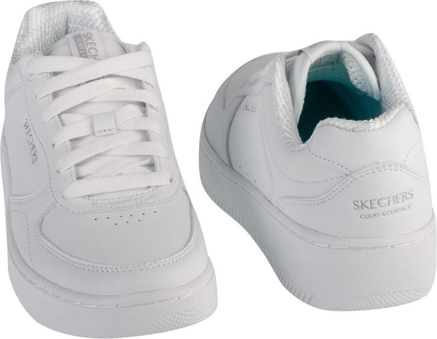 Skechers Sport Court 2.0 dames sneakers wit Extra comfort Memory Foam - Foto 5