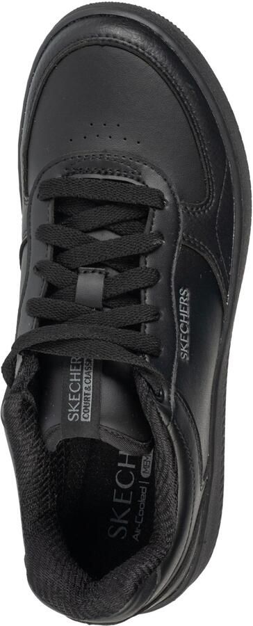 Skechers Sport Court 2.0 Core Essential 185160-BBK Vrouwen Zwart Sneakers - Foto 4