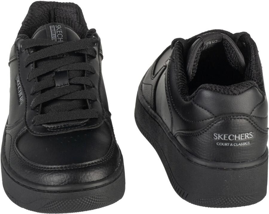 Skechers Sport Court 2.0 Core Essential 185160-BBK Vrouwen Zwart Sneakers - Foto 3