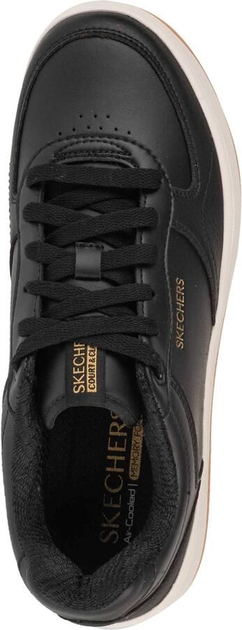 Skechers Sport Court 2.0 Core Essential Vrouwen Zwart Sneakers - Foto 3
