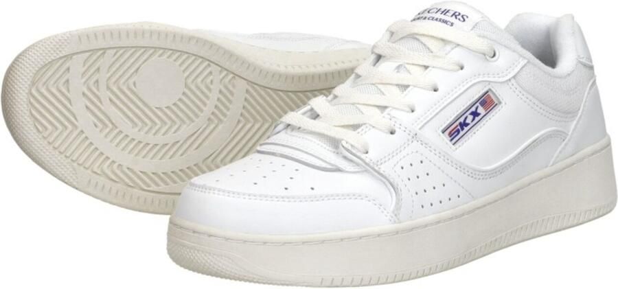 Skechers Sport Court 2.0 Crowne Mannen Wit Sneakers Sportschoenen - Foto 2