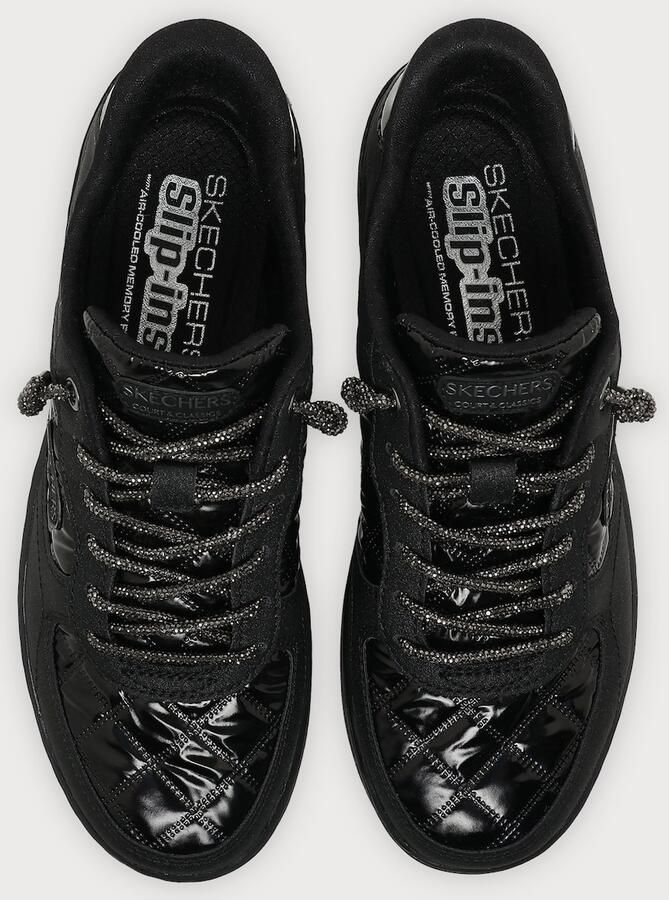 SKECHERS Sneakers laag 'SPORT COURT 92-COSMIC SHINE' zwart - Foto 4