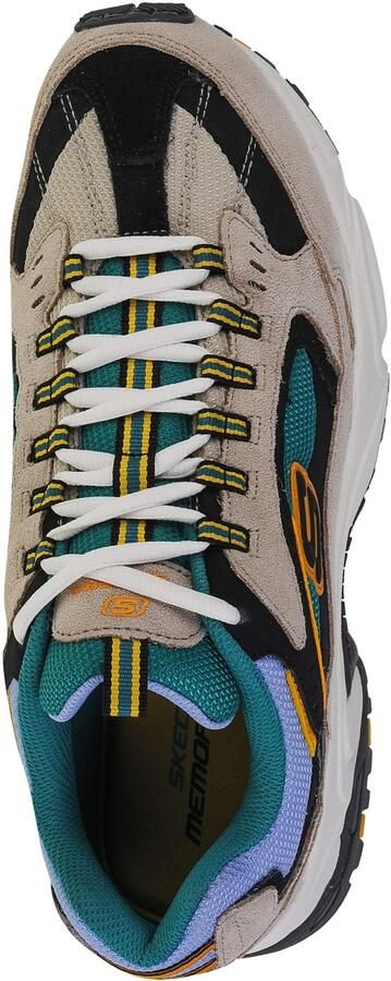 Skechers Stamina-Cutback 51286-WMLT Mannen Wit Sneakers - Foto 3