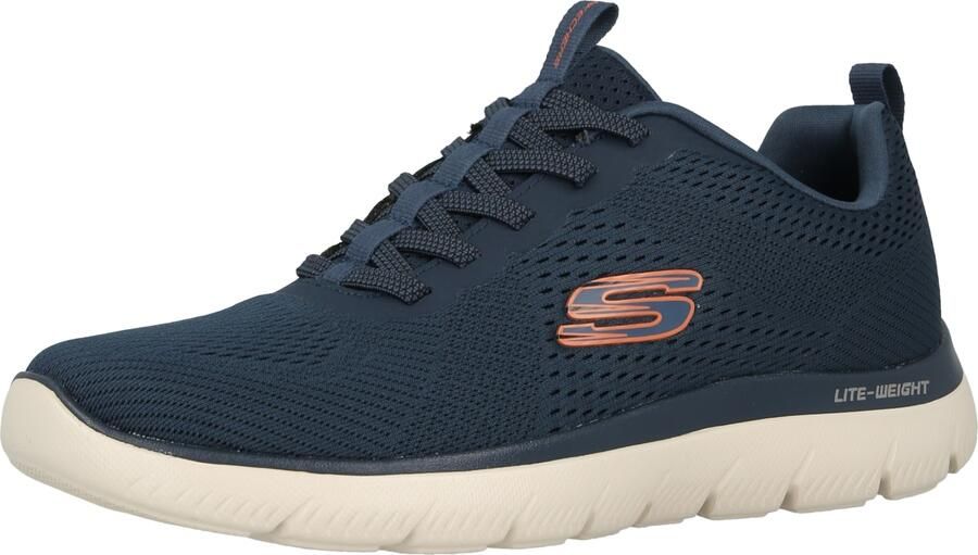 Skechers Heren Summits Eckler Slip-ins Sneakers 232963 NVOR Navy Orange - Foto 2