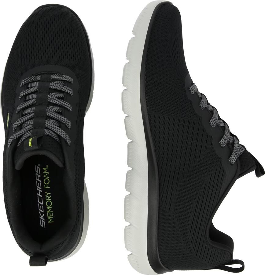Skechers Heren Summits Eckler Slip-ins Sneakers 232963 BKLM Black Lime - Foto 3