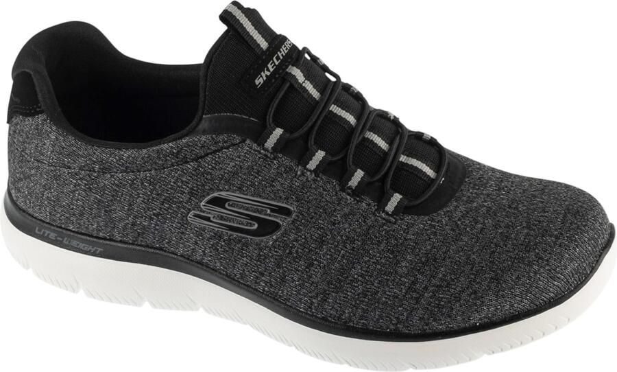 Skechers Slip-on sneakers Summits Slipper vrijetijdsschoen in comfortabele schoenwijdte