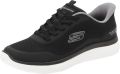 SKECHERS Sneakers laag 'SUMMITS LEYTER' lichtgrijs zwart - Lichtgrijs/Zwart