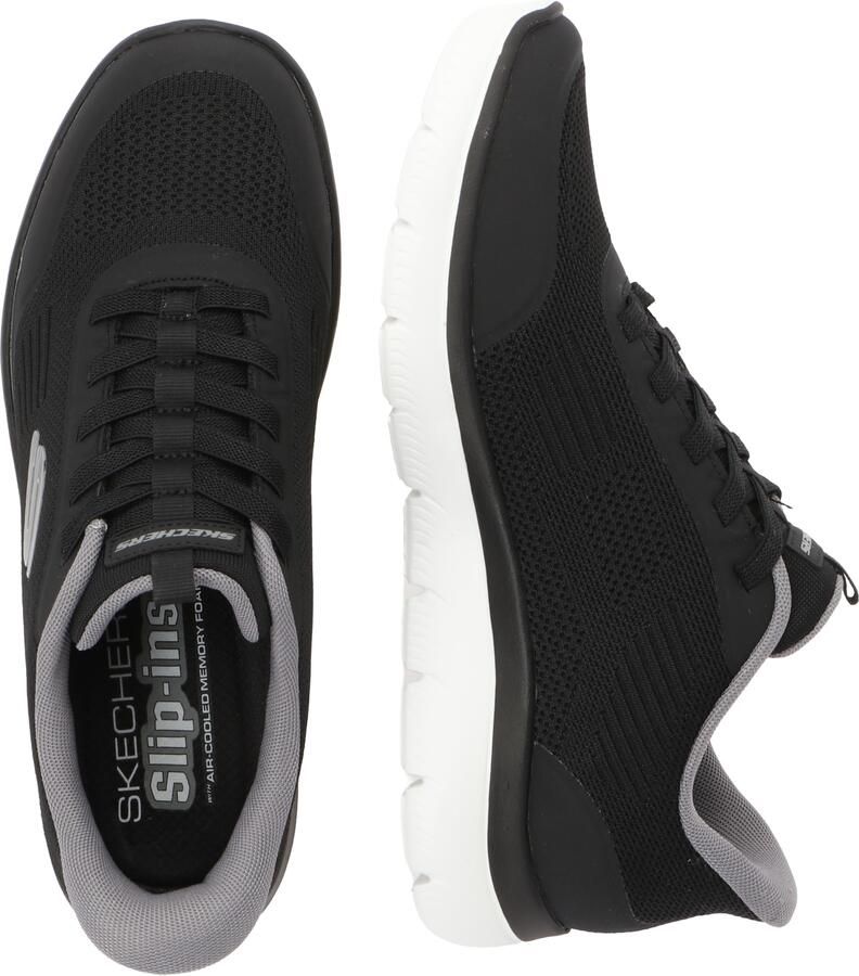 SKECHERS Sneakers laag 'SUMMITS LEYTER' lichtgrijs zwart - Foto 2