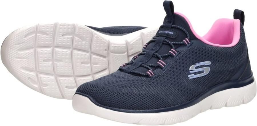 Skechers SUMMITS NEW NATURE sneakers dames blauw 150120 NVPK - Foto 6