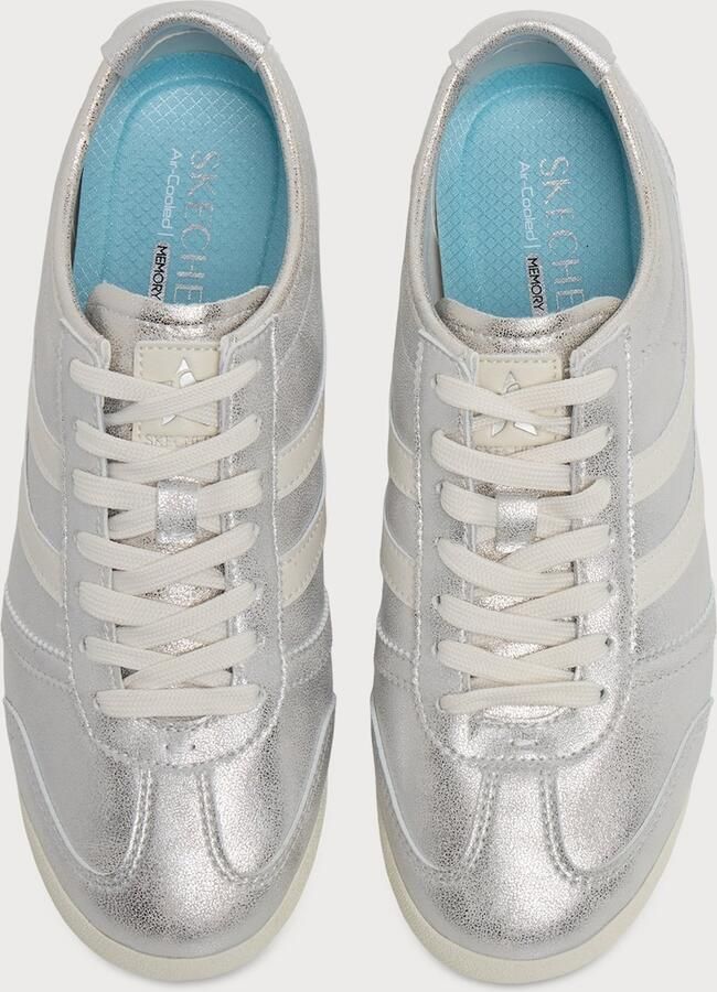 SKECHERS Sneakers laag 'Topnotch-Shimmer Chic' zilver offwhite - Foto 2