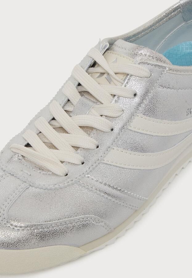 SKECHERS Sneakers laag 'Topnotch-Shimmer Chic' zilver offwhite - Foto 3