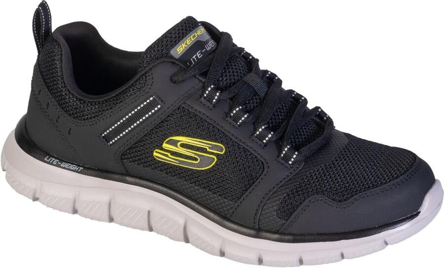 Skechers Track-Knockhill 232001-BKLM Mannen Zwart Sneakers - Foto 2