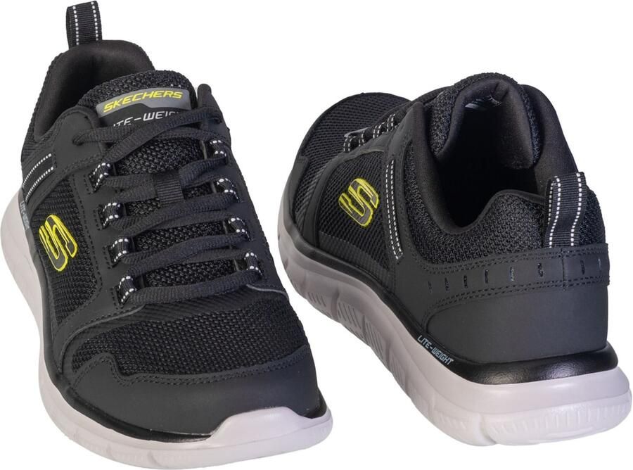 Skechers Track-Knockhill 232001-BKLM Mannen Zwart Sneakers - Foto 3