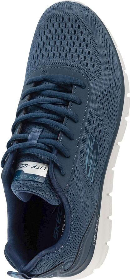 Skechers Buty Męskie TRACK LESHUR 232758-BLU Niebieskie sneakers heren blauw - Foto 6