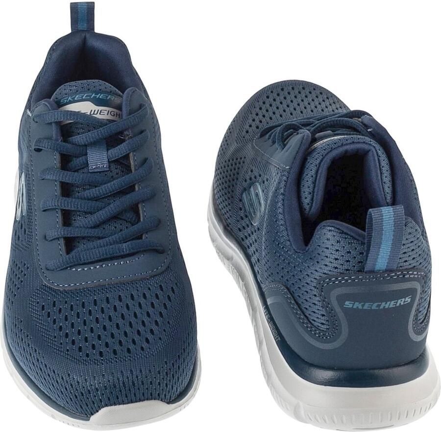 Skechers Buty Męskie TRACK LESHUR 232758-BLU Niebieskie sneakers heren blauw - Foto 5