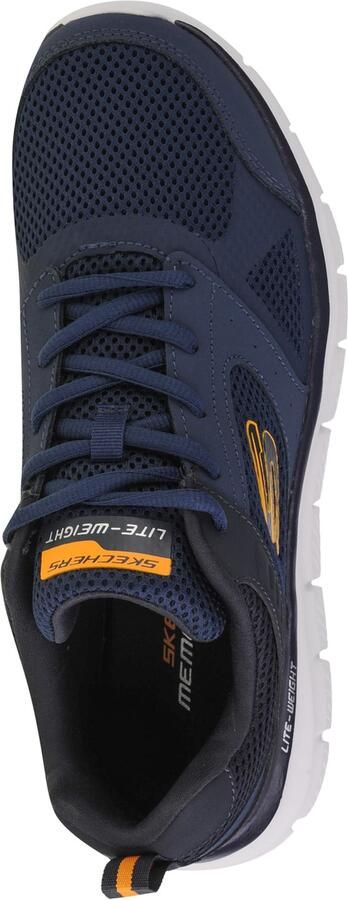 Skechers Track Syntac 232398 NVY Mannen Marineblauw Sneakers Sportschoenen - Foto 3