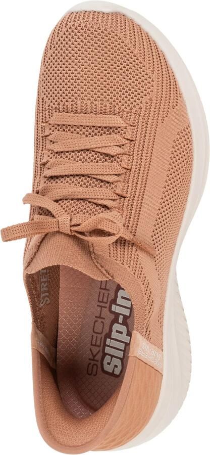 Skechers Slip-Ins Ultra Flex 3.0 Brilliant Vrouwen Bruin Sneakers Sportschoenen - Foto 5