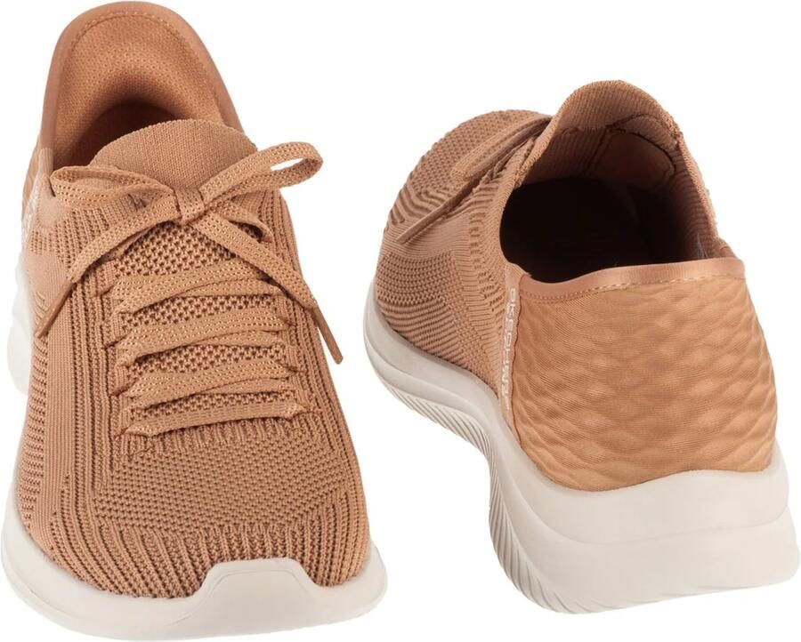 Skechers Slip-Ins Ultra Flex 3.0 Brilliant Vrouwen Bruin Sneakers Sportschoenen - Foto 7