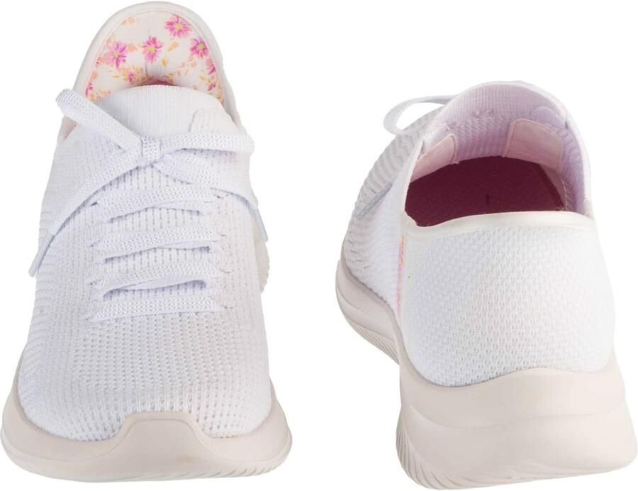 Skechers Slip-Ins: Ultra Flex 3.0 Morning Blosso Vrouwen Wit Sneakers Sportschoenen - Foto 5