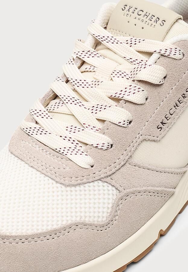 SKECHERS Sneakers laag 'UNO' ecru donkerbruin natuurwit - Foto 3