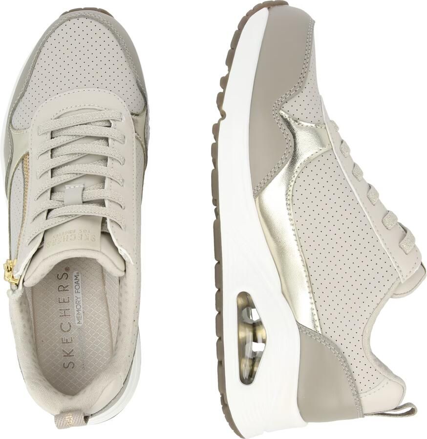 Skechers UNO- METALLIC SLIDERS Dames Sneakers Taupe - Foto 20