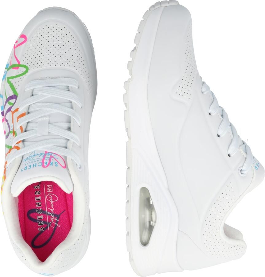 SKECHERS Sneakers laag 'Uno-Highlight Love' geel donkeroranje pink wit - Foto 9